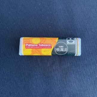 Barrita de chocolate artesanal con plátano Tabasco Quinto Molinillo, 20 g