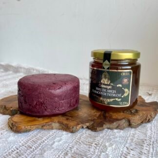 Queso al vino tinto Rancho Santa Marina y miel monofloral Ceimayá