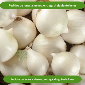Cebolla blanca, kg