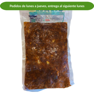 Barbacoa de res natural orgánica Rancho El Raudal, 500 g