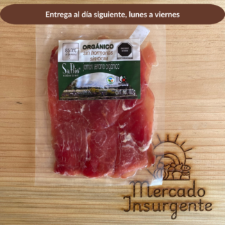 Jamón serrano orgánico SaBio, 100 g