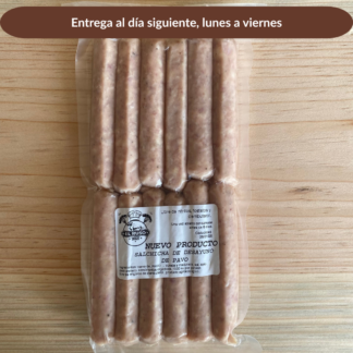 Salchicha artesanal de pavo para desayuno El Ruso