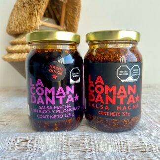 Dúo de salsas macha La Comandanta